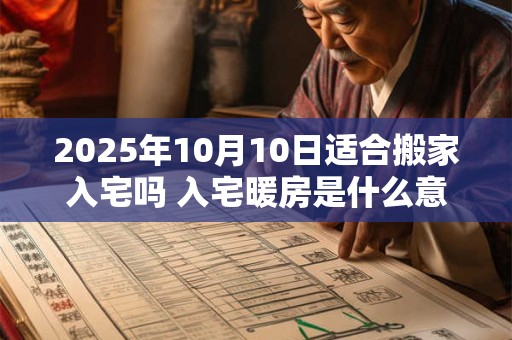 2026年10月10日适合搬家入宅吗 入宅暖房是什么意思