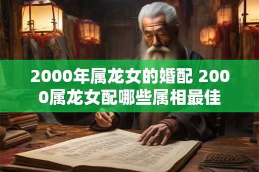2000年属龙女的婚配 2000属龙女配哪些属相最佳