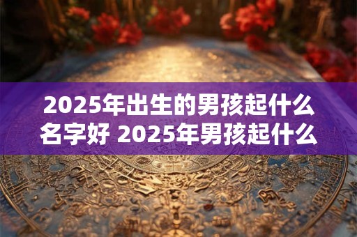 2025年出生的男孩起什么名字好 2025年男孩起什么名字