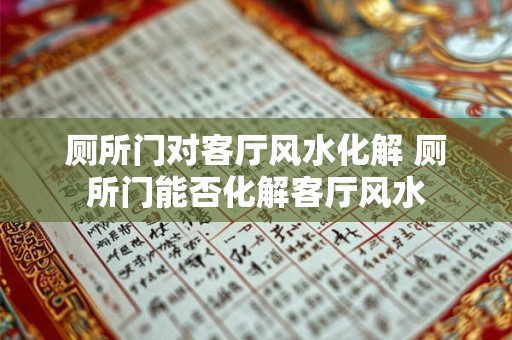 厕所门对客厅风水化解 厕所门能否化解客厅风水