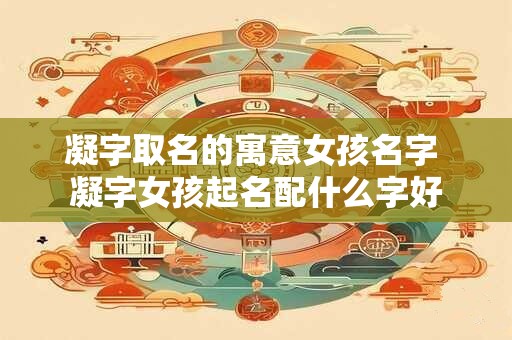 凝字取名的寓意女孩名字 凝字女孩起名配什么字好