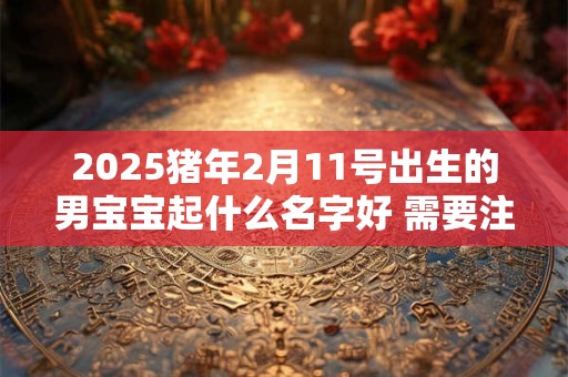 2026猪年2月11号出生的男宝宝起什么名字好 需要注意什么