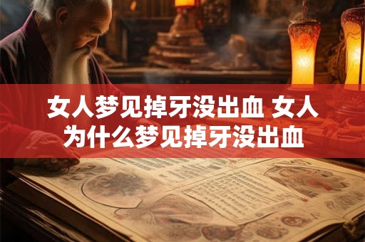 女人梦见掉牙没出血 女人为什么梦见掉牙没出血