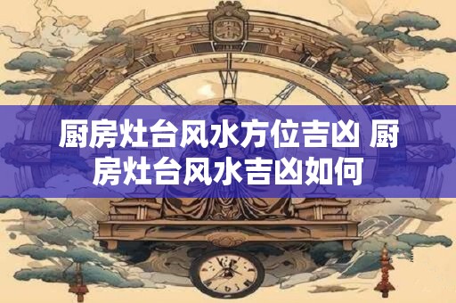 厨房灶台风水方位吉凶 厨房灶台风水吉凶如何