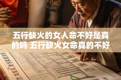 五行缺火的女人命不好是真的吗 五行缺火女命真的不好吗