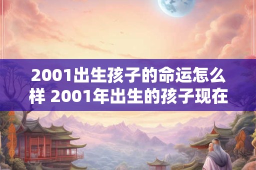 2001出生孩子的命运怎么样 2001年出生的孩子现在如何