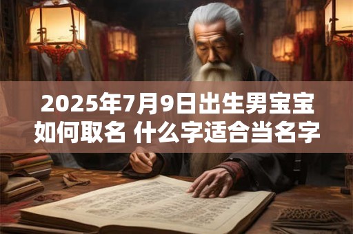 2025年7月9日出生男宝宝如何取名 什么字适合当名字