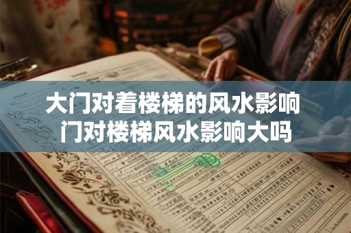 大门对着楼梯的风水影响 门对楼梯风水影响大吗