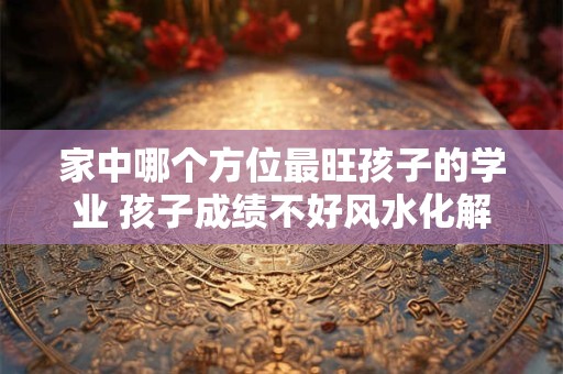 家中哪个方位最旺孩子的学业 孩子成绩不好风水化解