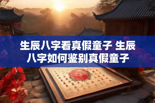 生辰八字看真假童子 生辰八字如何鉴别真假童子