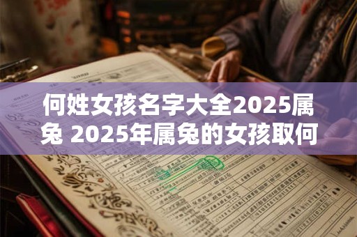 何姓女孩名字大全2025属兔 2025年属兔的女孩取何名字