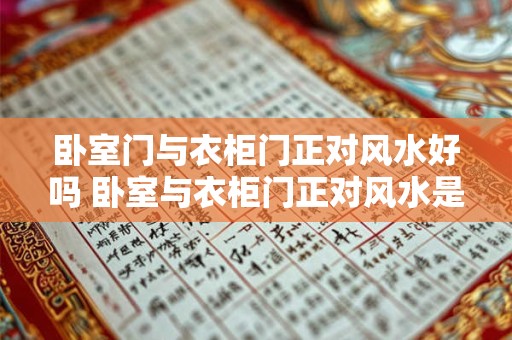 卧室门与衣柜门正对风水好吗 卧室与衣柜门正对风水是否吉利