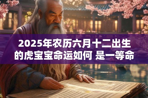 2025年农历六月十二出生的虎宝宝命运如何 是一等命吗 2025年农历六月十二出生的虎宝宝命运如何 是一等命吗