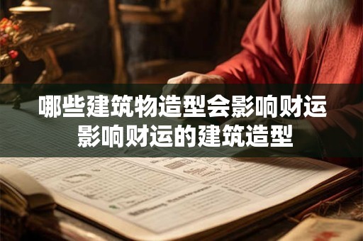 哪些建筑物造型会影响财运 影响财运的建筑造型