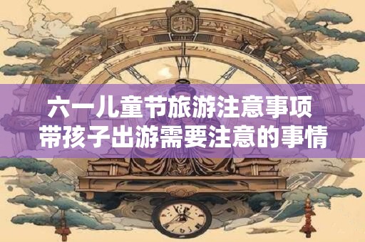 六一儿童节旅游注意事项 带孩子出游需要注意的事情