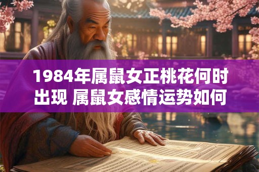 1984年属鼠女正桃花何时出现 属鼠女感情运势如何