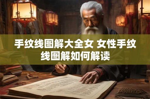 手纹线图解大全女 女性手纹线图解如何解读