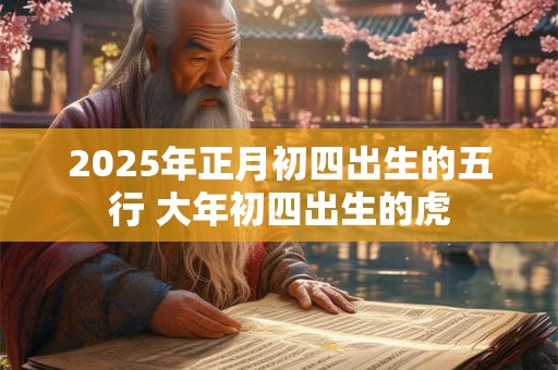2025年正月初四出生的五行 大年初四出生的虎