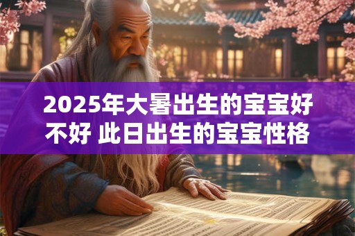 2025年大暑出生的宝宝好不好 此日出生的宝宝性格