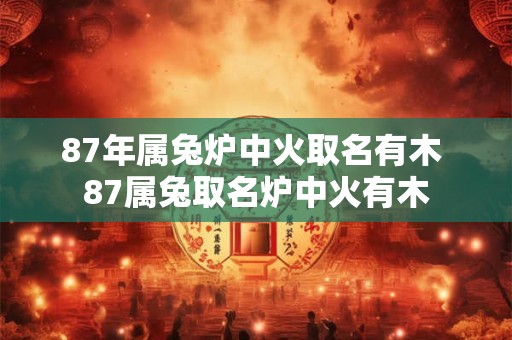 87年属兔炉中火取名有木 87属兔取名炉中火有木