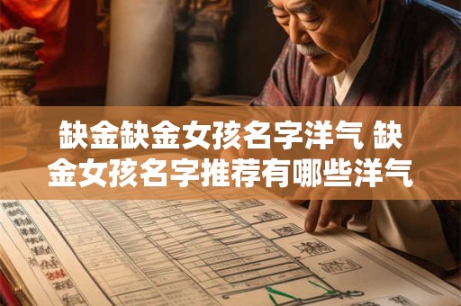 缺金缺金女孩名字洋气 缺金女孩名字推荐有哪些洋气的选择