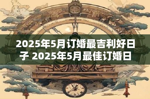 2025年5月订婚最吉利好日子 2025年5月最佳订婚日 2025年5月订婚最吉利好日子 2025年5月最佳订婚日