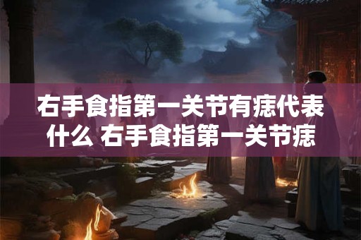 右手食指第一关节有痣代表什么 右手食指第一关节痣的预示含义
