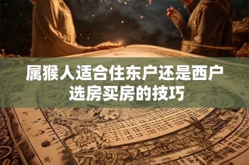 属猴人适合住东户还是西户 选房买房的技巧