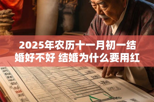 2025年农历十一月初一结婚好不好 结婚为什么要用红色