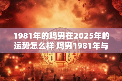 1981年的鸡男在2025年的运势怎么样 鸡男1981年与2025年运势对比