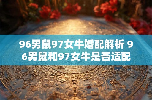 96男鼠97女牛婚配解析 96男鼠和97女牛是否适配