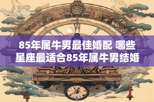 85年属牛男最佳婚配 哪些星座最适合85年属牛男结婚