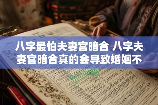 八字最怕夫妻宫暗合 八字夫妻宫暗合真的会导致婚姻不幸吗
