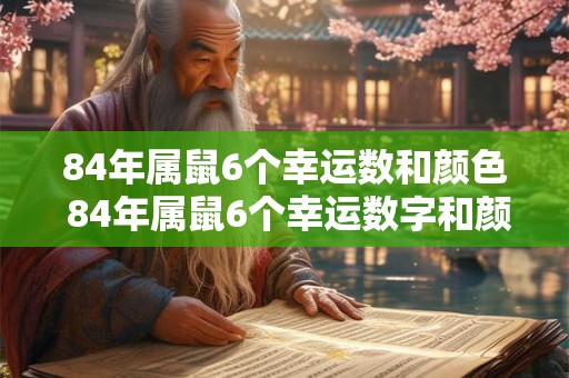 84年属鼠6个幸运数和颜色 84年属鼠6个幸运数字和颜色是什么