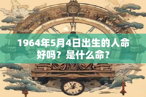 1964年5月4日出生的人命好吗？是什么命？