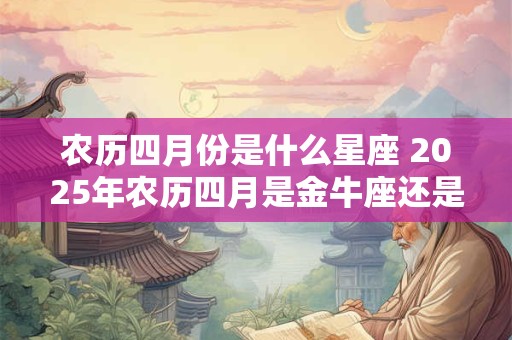 农历四月份是什么星座 2025年农历四月是金牛座还是双子座