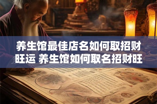 养生馆最佳店名如何取招财旺运 养生馆如何取名招财旺运