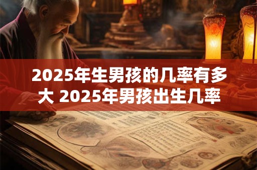 2025年生男孩的几率有多大 2025年男孩出生几率