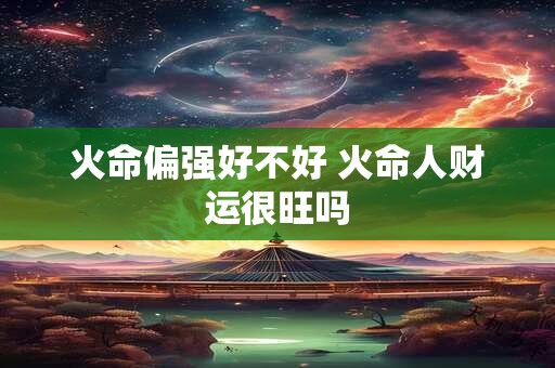 火命偏强好不好 火命人财运很旺吗