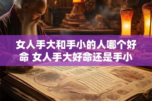 女人手大和手小的人哪个好命 女人手大好命还是手小好命