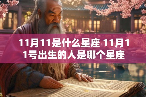 11月11是什么星座 11月11号出生的人是哪个星座