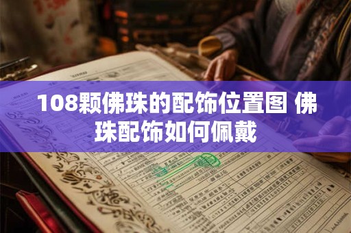 108颗佛珠的配饰位置图 佛珠配饰如何佩戴