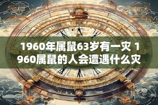 1960年属鼠63岁有一灾 1960属鼠的人会遭遇什么灾难