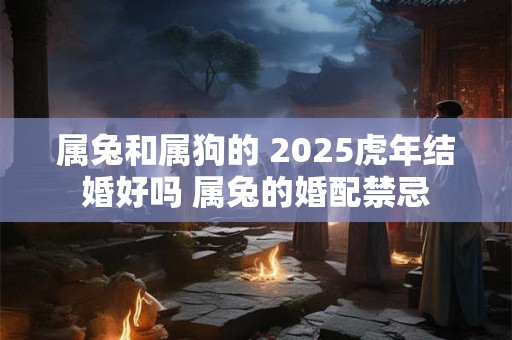 属兔和属狗的 2025虎年结婚好吗 属兔的婚配禁忌