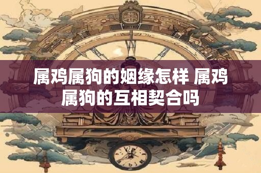 属鸡属狗的姻缘怎样 属鸡属狗的互相契合吗