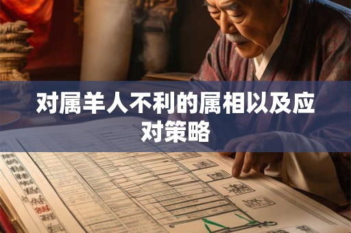 对属羊人不利的属相以及应对策略
