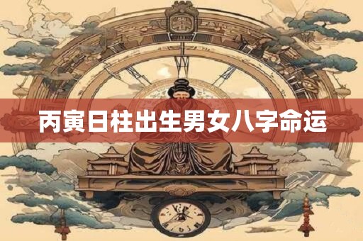 丙寅日柱出生男女八字命运