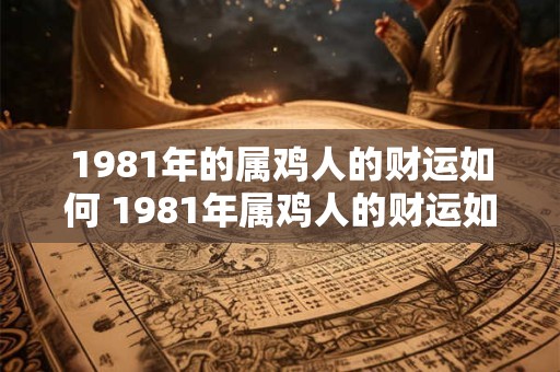 1981年的属鸡人的财运如何 1981年属鸡人的财运如何