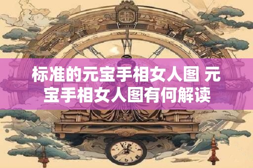 标准的元宝手相女人图 元宝手相女人图有何解读