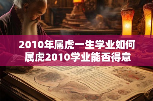 2010年属虎一生学业如何 属虎2010学业能否得意